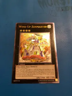 YUGIOH Ultimate Rare Wind-Up Zenmaister GAOV-EN042 1st Edition - Image 1