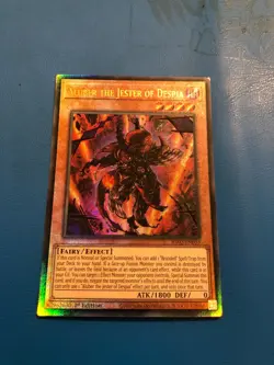 YUGIOH Ultimate Rare Aluber The Jester Of Despia RA02-EN016 1st Edition - Image 1
