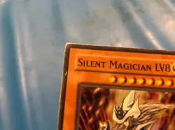 YUGIOH Super Rare Silent Magician LV8 NTR-EN002 PLAYED - Image 3