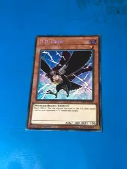 YUGIOH Secret Rare D.D. Crow RA02-EN002 1st Edition - Image 1