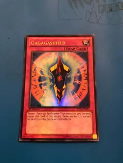 YUGIOH Ultra Rare Gagagashield ZTIN-EN005 1st Edition - Image 1