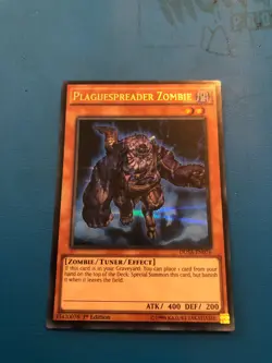 YUGIOH Ultra Rare Plaguespreader Zombie DUSA-EN076 1st Edition - Image 1