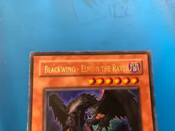 YUGIOH Ultra Rare Blackwing - Elphin The Raven RGBT-EN013 1st Edition PLAYED - Image 3
