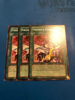 YUGIOH 3x Rare Nobleman Of Extermination PSV-E035/PSV-035 - Image 1