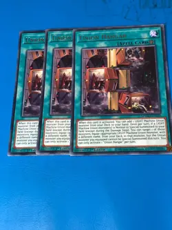 YUGIOH 3X Rare/Common Union Hangar Mixed Sets 1st Edition - Image 1