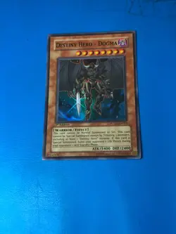 YUGIOH Super Rare Destiny Hero - Dogma POTD-EN014 1st Edition - Image 1