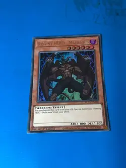 YUGIOH Ultra Rare Destiny Hero - Malicious BLC1-EN030 1st Edition - Image 1