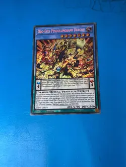 YUGIOH Secret Rare Odd-Eyes Pendulumgraph Dragon DIFO-EN034 1st Edition - Image 1