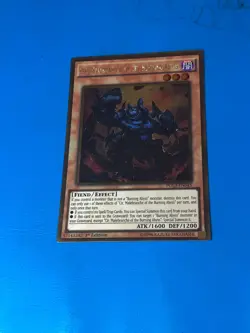 YUGIOH Gold Rare Cir, Malebranche Of The Burning Abyss PGL3-EN045 1st Edition - Image 1