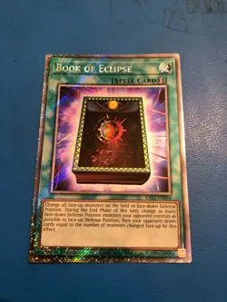 YUGIOH Platinum Secret Rare Book Of Eclipse RA02-EN054 1st Edition - Image 1