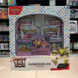 TCG Scarlet & Violet Pokemon 151 Alakazam ex Collection Box Sealed NEW - Image 1