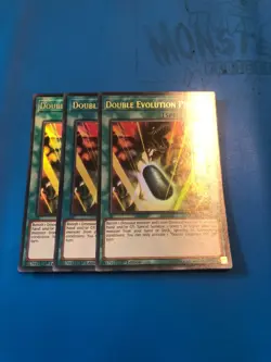 YUGIOH 3x Ultra Rare Double Evolution Pill DUOV-EN089 1st Edition - Image 1