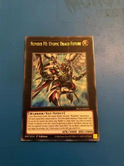 YUGIOH Ultra Rare Number F0: Utopic Draco Future KICO-EN013 1st Edition - Image 1
