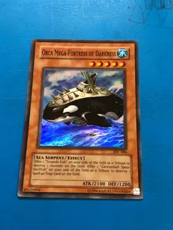 YUGIOH Super Rare Orca Mega-Fortress Of Darkness IOC-084 - Image 1