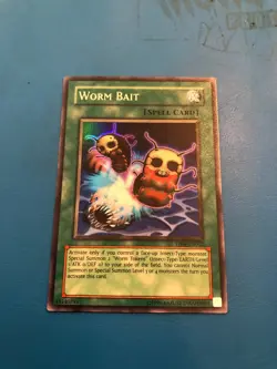 YUGIOH Super Rare Worm Bait TF04-EN002 - Image 1