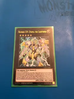 YUGIOH Ultra Rare Number S39: Utopia The Lightning YZ08-EN001 - Image 1