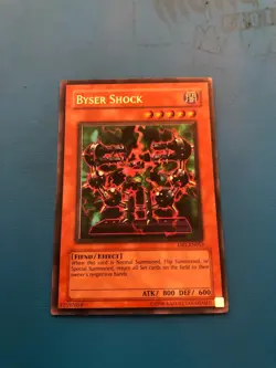 YUGIOH Ultra Rare Byser Shock DR1-EN052 - Image 1