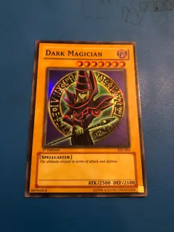 YUGIOH Super Rare Dark Magician SYE-001 1st Edition - Image 1