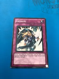 YUGIOH Ultra Rare Chivalry DREV-EN079 - Image 1