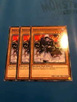 YUGIOH 3x Common Dekoichi The Battlechanted Locomotive SGX1-END05 1st Edition - Image 1