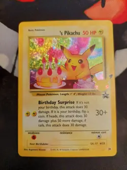 Pokemon TCG Birthday Pikachu Celebrations: Classic Collection Holo PACK FRESH - Image 1