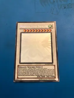 YUGIOH Ghost Rare Majestic Star Dragon SOVR-EN040 - Image 1