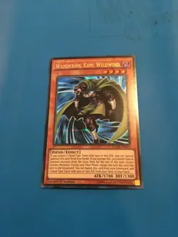 YUGIOH Ultra Rare Wandering King Wildwind DUSA-EN016 1st Edition - Image 1