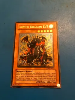 YUGIOH Ultimate Rare Armed Dragon LV5 SOD-EN014 - Image 1