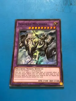 YUGIOH Super Rare Invoked Mechaba SHVA-EN041 1st Edition - Image 1