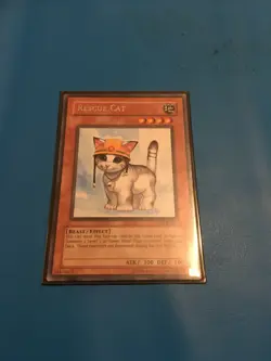 YUGIOH Rare Rescue Cat TU01-EN008 - Image 1