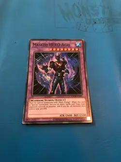 YUGIOH Super Rare Masked Hero Acid TOCH-EN045 - Image 1