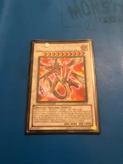 YUGIOH Secret Rare Majestic Red Dragon CT07-EN001 - Image 1