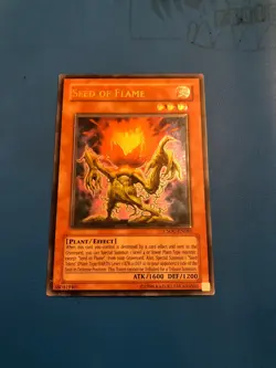 YUGIOH Ultimate Rare Seed Of Flame CSOC-EN081 - Image 1