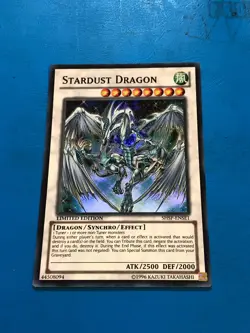 YUGIOH Super Rare Stardust Dragon SHSP-ENSE1 - Image 1