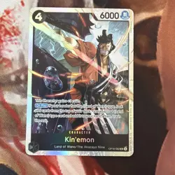 Kin'emon OP16-082 SR The Time of Battle Foil English One Piece - Image 1