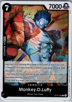 Monkey.D.Luffy OP15-092 English Adventure on Kami's Island - One Piece - NM - Image 1