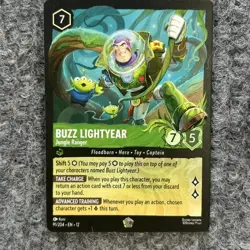 BUZZ LIGHTYEAR JUNGLE RANGER 91/204 Legendary Disney Lorcana Wilds Unknown - Image 1