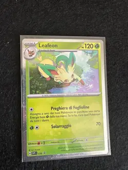 LEAFEON SVP 170 COSMO HOLO CARTA POKEMON ITA PROMO - Image 1