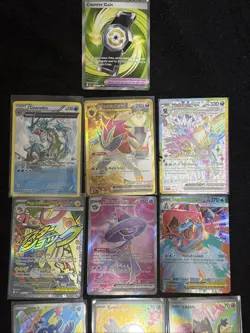 Pokemon TCG Card Lot 10 Cards NM/LP (Full Arts,IR’s,Mega Attack Rare,Ex’s) - Image 3