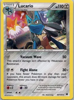 Lucario - 63/124 (Holo) 063/124 Promo Miscellaneous Cards & Products 2018 NM - Image 1