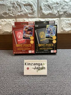 ONE PIECE Card Game Sound Loader Volume 1+2 Case Set of 2 Japanese Luffy Enel - Image 1