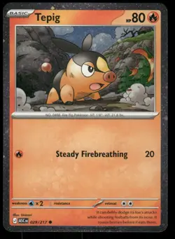 Tepig (Cosmos Holo) 029/217 - Holo Miscellaneous Cards & Products - Holo NM - Image 1