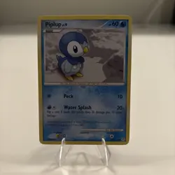 Pokemon Piplup 93/130 Diamond & Pearl Regular Common Basic 60 HP Card LP/NM - Image 1