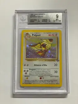 POKEMON TCG BGS 9 PIDGEOT 8/64 Jungle - 1999 ITA ITALIANO - Image 1