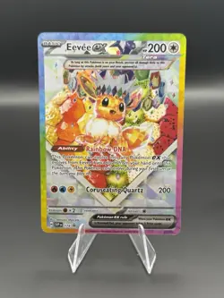 Eevee EX Black Star Promo 174 Prismatic Evolutions SPC Promo Card Pokemon TCG - Image 1