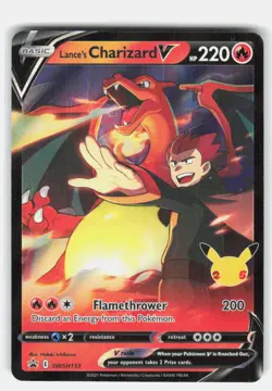 Lance's Charizard V Holo Promo SWSH: Sword & Shield Promo Cards SWSH133 NM - Image 1