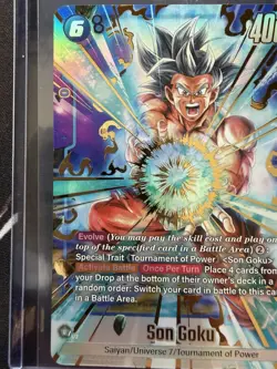 Son Goku FB09-037 Alternate Art Dual Evolution Dragon Ball Card English Fusion - Image 2