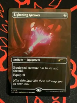 MTG Lightning Greaves (2526) x1 Near Mint *FOIL* from Secret Lair Drop Series - Image 1