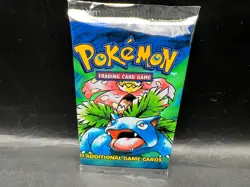 HEAVY 21.2g 1999 Pokemon Base Set Unlimited Booster Pack Venusaur Art NEW SEALED - Image 4