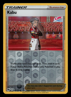 Pokemon Card - SWSH - Champion's Path Kabu 055/073 Reverse Holo - NM - Image 1